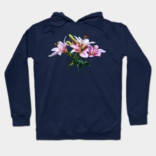 Bouquet of Pink Lilies Hoodie